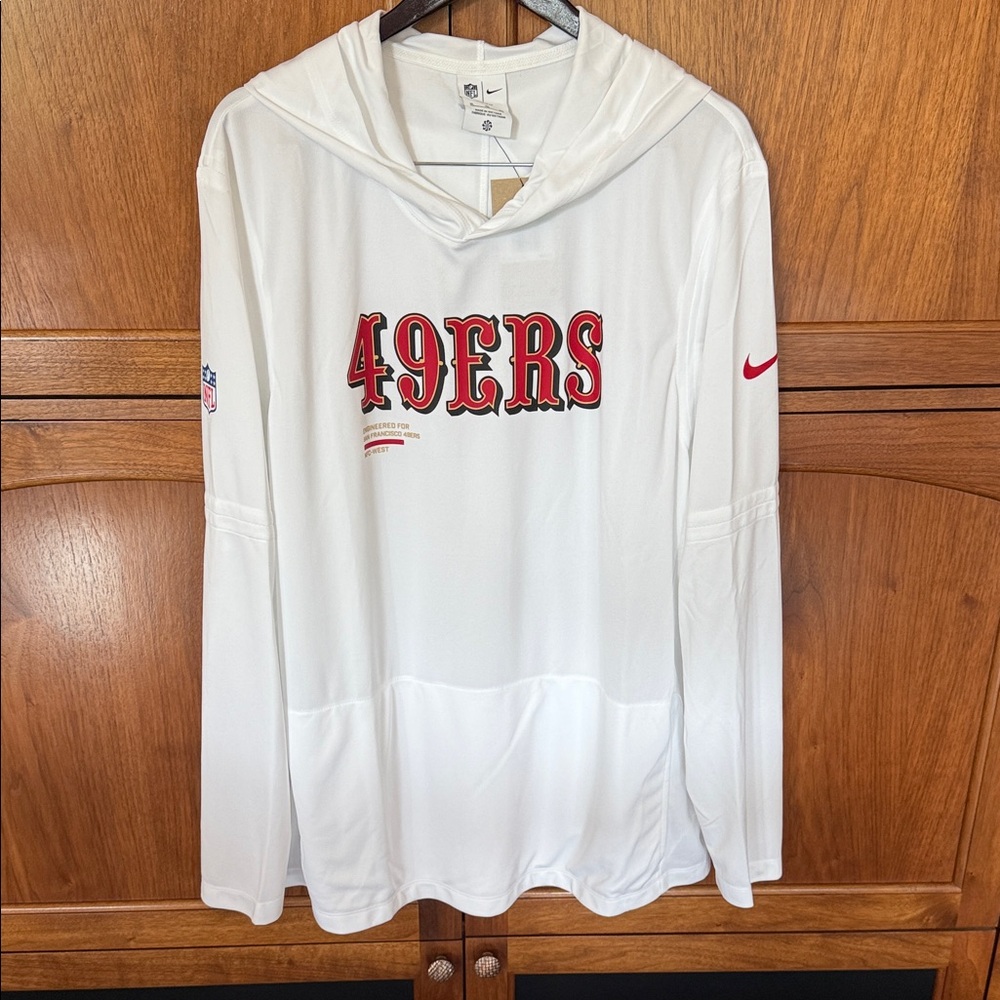Brand new NFL 49ers Nike Dri-Fit Hoodie